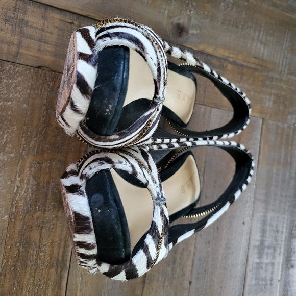 L.A.M.B. Dawna Zebra Heels Sz 6 - Picture 5 of 5
